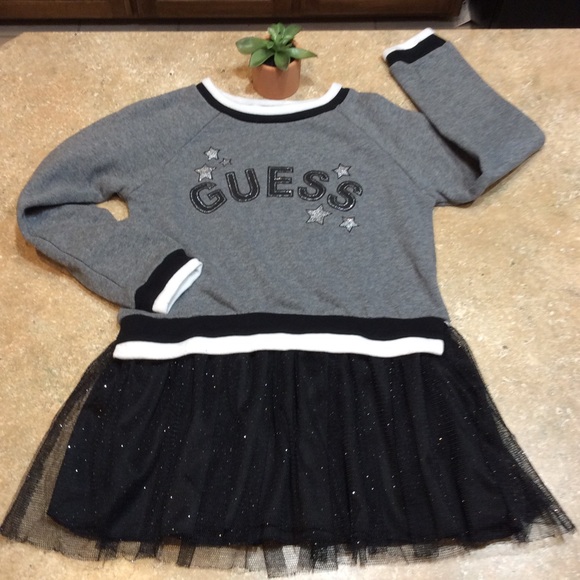GUESS GIRLS BLACK L/S TOP - Picture 8 of 8